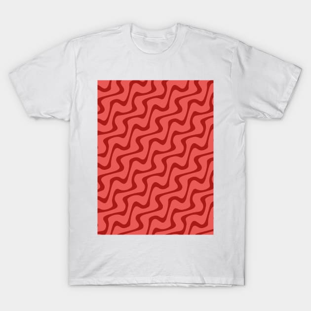 Imperial Red Zig Zag T-Shirt by PSCSCo